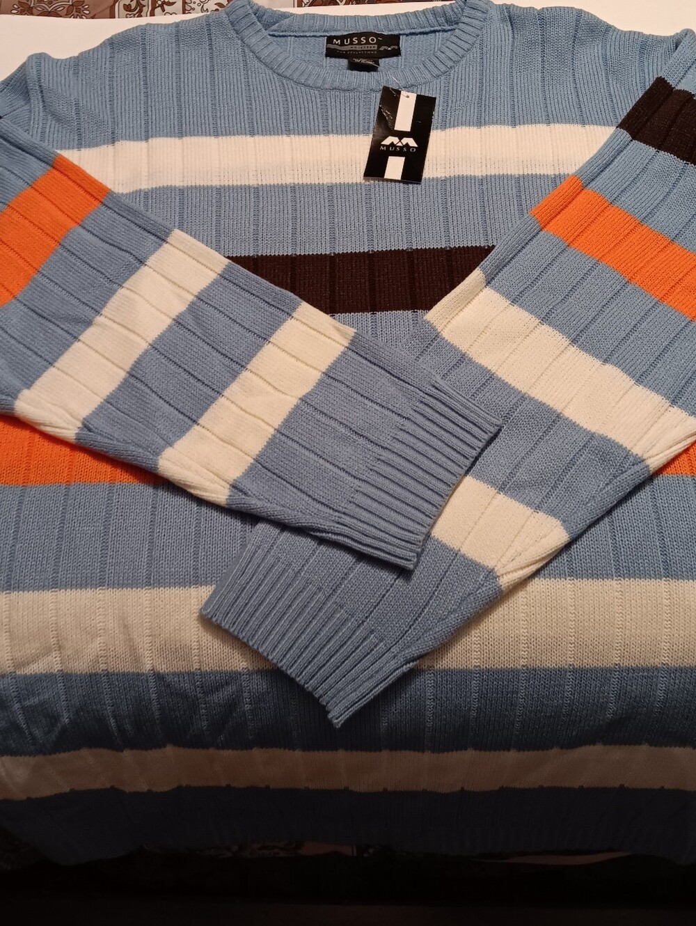 Vintage Musso Brand Fine Collections Sweater Brand New With Tag Men's Size 2XL